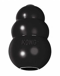 צעצוע לכלב קונג - KONG אקסטרים שחור XXL גודל 15 ס"מ צעצוע לכלב קונג - KONG אקסטרים שחור XXL גודל 15 ס"מ