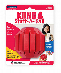 KONG קונג משחק כדור מילוי לכלבים L KONG קונג משחק כדור מילוי לכלבים L