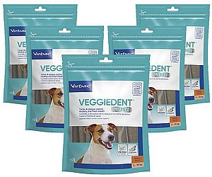 דיל 5 יח' VeggieDent FR3SH - וירבק חטיף דנטלי צמחוני לכלב קטן 228 גר' דיל 5 יח' VeggieDent FR3SH - וירבק חטיף דנטלי צמחוני לכלב קטן 228 גר'