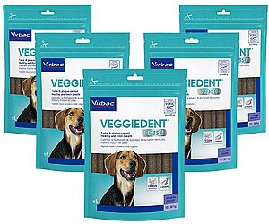 דיל 5 יח' VeggieDent FR3SH - וירבק חטיף דנטלי צמחוני לכלב בינוני 352 גר' דיל 5 יח' VeggieDent FR3SH - וירבק חטיף דנטלי צמחוני לכלב בינוני 352 גר'