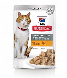 הילס פאוץ' סטרלייז עוף 85 גר' לחתול הילס פאוץ' סטרלייז עוף 85 גר' לחתול