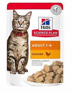 הילס פאוץ' עוף 85 גר' לחתול הילס פאוץ' עוף 85 גר' לחתול