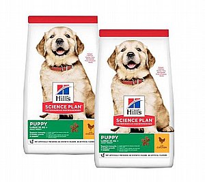 דיל 2 יח' הילס גורים גזע גדול עוף 14 ק"ג לכלב דיל 2 יח' הילס גורים גזע גדול עוף 14 ק"ג לכלב