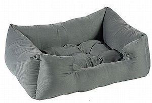 מיטה לכלב מבד כותנה צבע אפור במגוון מידות מיטה לכלב מבד כותנה צבע אפור במגוון מידות