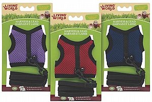 סט רתמה + רצועה לחמוס הגן ליווינג וורלד סט רתמה + רצועה לחמוס הגן ליווינג וורלד