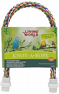 חבל עמידה צבעוני לתוכים גדולים ליווינג וורלד 53 ס"מ חבל עמידה צבעוני לתוכים גדולים ליווינג וורלד 53 ס"מ