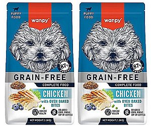 וונפי גורים עוף ללא דגנים 12 ק"ג לכלב אפוי/קרנצ'י וונפי גורים עוף ללא דגנים 12 ק"ג לכלב אפוי/קרנצ'י