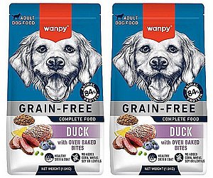 וונפי ברווז ללא דגנים 12 ק"ג לכלב אפוי/קרנצ'י וונפי ברווז ללא דגנים 12 ק"ג לכלב אפוי/קרנצ'י