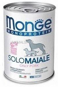 מונג' שימור מונו פרוטאין חזיר לכלב 400 גרם מונג' שימור מונו פרוטאין חזיר לכלב 400 גרם