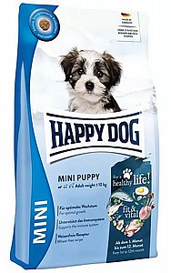 מזון לגורי כלבים מגזע קטן הפי דוג מיני בייבי וג'וניור 4 ק"ג מזון לגורי כלבים מגזע קטן הפי דוג מיני בייבי וג'וניור 4 ק"ג