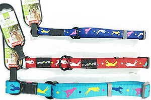 קולר בד מעוצב לכלב נאנבל מידה L קולר בד מעוצב לכלב נאנבל מידה L