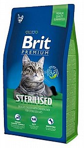 בריט סטרילייזד אוכל לחתולים מסורסים 8 ק"ג בריט סטרילייזד אוכל לחתולים מסורסים 8 ק"ג