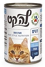 שימור פטה לחתול לה קט דגים 400 גר' שימור פטה לחתול לה קט דגים 400 גר'