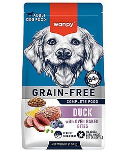 וונפי מזון לכלב בוגר ברווז ללא דגנים 1.5 ק"ג וונפי מזון לכלב בוגר ברווז ללא דגנים 1.5 ק"ג