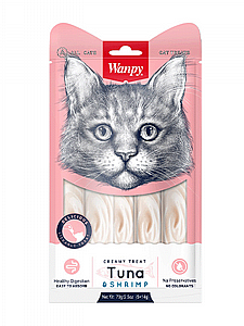 וונפי שלוקים לחתול טונה ושרימפס 70 גר' וונפי שלוקים לחתול טונה ושרימפס 70 גר'
