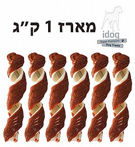 מארז 1 ק"ג מקלות עור ספירלה בקר 12 ס"מ מארז 1 ק"ג מקלות עור ספירלה בקר 12 ס"מ