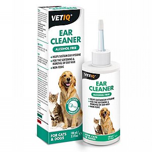 VET-IQ נוזל לניקוי אוזניים לכלב וחתול 100 מ"ל VET-IQ נוזל לניקוי אוזניים לכלב וחתול 100 מ"ל