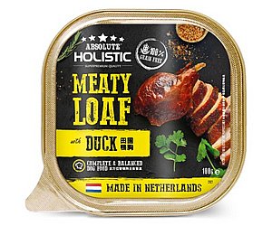 אבסולוט מעדן פטה לכלב ברווז 100 גר' אבסולוט מעדן פטה לכלב ברווז 100 גר'