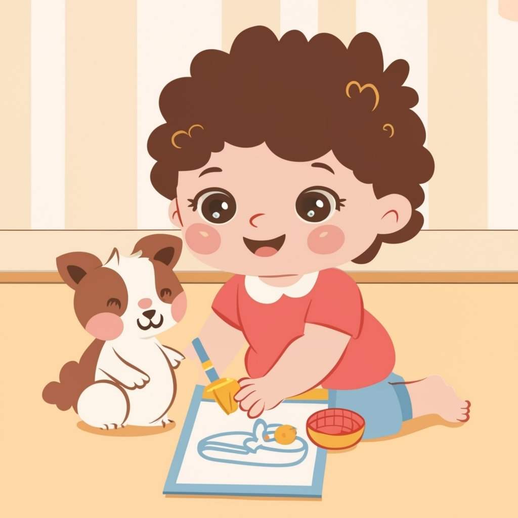 ילד עושה שיעורי בית עם מכרסם ילד עושה שיעורי בית עם מכרסם